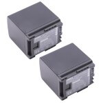 Vhbw 2x batterie compatible avec canon legria hf s100, hf s10 hd, hf s11 cam�ra vid�o cam�scope (1600mah, ...