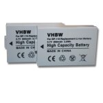 Vhbw 2x batterie compatible avec canon vixia hf r20, hf r200, hf r206 appareil num�rique camescope (800mah, ...