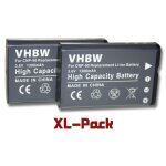 Vhbw 2x batteries compatible avec casio exilim ex serie ex - h10, ex - fh100, ex - h15 hi - zoom appareil ...