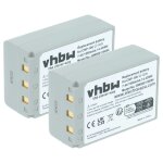 Vhbw 2x batterie compatible avec casio exilim pro ex - f1bk, ex - f1 appareil photo (1950mah, 7, 4v, ...