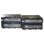 Vhbw 2x batterie compatible avec hitachi vm - e540e, vm - e535le, vm - e540, vm - e535la, vm - e360e, ...