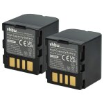 Vhbw 2x batterie compatible avec jvc gr - d650ex, gr - d450eg, gr - d450e, gr - d645eg, gr - d645, gr ...