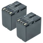 Vhbw 2x batterie compatible avec jvc gr - dvl810, gr - dvl805u, gr - dvl815, gr - dvl800u, gr - dvl805 ...