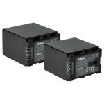 Vhbw 2x batterie compatible avec jvc gz - ms250bek, gz - ms250beu, gz - ms250bu camra vido camscope ...