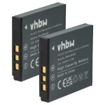Vhbw 2x batterie compatible avec kodak easyshare v705 appareil photo (650mah, 3, 6v, li - ion)