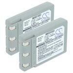 Vhbw 2x batterie compatible avec konica minolta revio kd - 310, kd - 420z, kd - 410z, kd - 500z, kd - ...