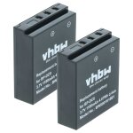 Vhbw 2x batterie compatible avec leica x1, x2, x - e typ 102, x vario, x typ 113 appareil photo (1100mah, ...