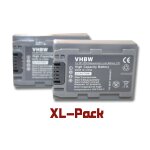 Vhbw 2x batteries li - ion set 600mah (7. 2v) pour appareil photo sony hc40e, dcr - hc42, hc42e, dcr ...