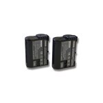 Vhbw 2x batterie compatible avec nikon z8, z f, zr appareil photo (2000mah, 7v, li - ion), puce d'information ...