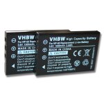 Vhbw 2x batterie compatible avec odys mdv slim hd81i, multicam mc - hd800 appareil photo (1000mah, 3, ...