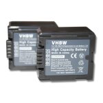 Vhbw 2x batterie compatible avec panasonic hdc - tm700, nv - gs320, nv - gs330, nv - gs500 cam�ra vid�o ...
