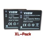 Vhbw 2x batteries compatible avec panasonic lumix dmc - fh27k, dmc - fh27r, dmc - fh27s, dmc - fh2a appareil ...