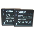 Vhbw 2x batteries compatible avec panasonic lumix dmc - ts20, dmc - ts20a, dmc - ts20d, dmc - ts20k appareil ...