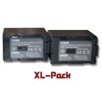 Vhbw 2x batterie compatible avec panasonic nv - gs11, nv - gs8, nv - gx7, nv - gs15, nv - gs5, nv - gs3, ...