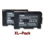 Vhbw 2x batteries compatible avec panasonic nv - ds60, nv - ds65, nvds77, nv - ds8, nv - ds88, nv - ds89 ...