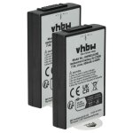 Vhbw 2x batterie compatible avec polaroid z230e, z2300, cza - 05300 pogo appareil photo (600mah, 7, 4v, ...