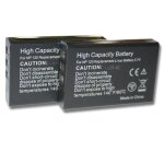 Vhbw 2x batterie compatible avec pentax optio 550, 750z, 750, mx4, 450, mx, 555 appareil photo (1600mah, ...