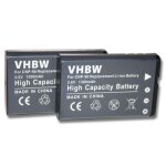 Vhbw 2x batteries remplacement pour casio np - 90 pour appareil photo, reflex numrique (1300mah, 3, ...