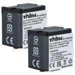 Vhbw 2x batterie remplacement pour garmin gmicp902624, i / cp9 / 26 / 24 - 2 pour cam�ra vid�o cam�scope ...