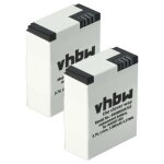 Vhbw 2x batterie remplacement pour gopro 1icp7 / 26 / 33 - 2, 601 - 00724 - 00achdhn - 301, ahdbt - 201 ...