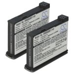 Vhbw 2x batterie remplacement pour insta360 cinaqbt / a pour cam�ra de sport, appareil photo (1800mah, ...