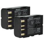 Vhbw 2x batterie remplacement pour jvc bn - v416, bn - v416u, bn - v428, bn - v428u, bn - v408, bn - ...