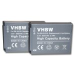 Vhbw 2x batterie remplacement pour jvc bn - vh105 pour cam�ra vid�o cam�scope (850mah, 3, 6v, li - ion) ...