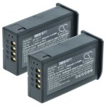 Vhbw 2x batterie remplacement pour leica bp - dc13 pour appareil photo (900mah, 7, 2v, li - ion)