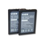 Vhbw 2x batteries remplacement pour nikon en - el2 pour appareil photo, reflex numrique (800mah, 3, ...