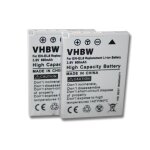 Vhbw 2x batterie remplacement pour nikon en - el8 pour appareil photo (600mah, 3, 6v, li - ion)