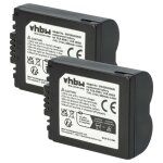 Vhbw 2x batterie remplacement pour panasonic dmw - bma7, cgr - s006e, cgr - s006, cga - s006e, cga - ...