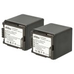 Vhbw 2x batterie remplacement pour panasonic vw - vbg260 pour cam�ra vid�o cam�scope (2000mah, 7, 2v, ...