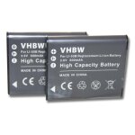 Vhbw 2x batterie remplacement pour olympus li - 50b pour appareil photo (600mah, 3, 7v, li - ion)