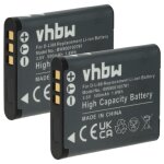 Vhbw 2x batterie remplacement pour sanyo db - l80 pour appareil photo (500mah, 3, 6v, li - ion) Vhbw 2x batterie remplacement pour sanyo db - l80 pour appareil photo (500mah, 3, 6v, li - ion)