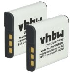 Vhbw 2x batterie remplacement pour sony np - fg1, np - bg1 pour appareil photo (950mah, 3, 6v, li - ion) ...