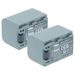 Vhbw 2x batterie remplacement pour sony np - fp91, np - fp90 pour cam�ra vid�o cam�scope (950mah, 7, ...