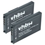 Vhbw 2x batterie remplacement pour yashica bp780s pour appareil photo (700mah, 3, 7v, li - ion)