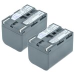 Vhbw 2x batterie compatible avec samsung vp - d270, vp - d305, vp - d303, vp - d325, vp - d323, vp - ...