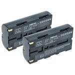 Vhbw 2x batterie compatible avec sanyo xacti nv - dv35, nv - hd500, nv - kd100 appareil photo (2000mah, ...