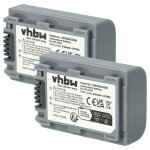 Vhbw 2x batterie compatible avec sony dcr - sr1e, dcr - sr1, dcr - hc96e, dcr - sr30, dcr - sr100e, dcr ...
