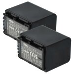 Vhbw 2x batterie compatible avec sony hdr - cx320e, hdr - cx350e, hdr - cx320eb cam�ra vid�o cam�scope ...
