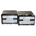 Vhbw 2x batterie compatible avec sony pmw - f3k, pmw - f3l, pmw - 150 appareil num�rique camescope (5200mah, ...