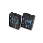 Vhbw 2x batterie compatible avec panasonic lumix dmc - fz200, dmc - fz2000, dmc - fz200k appareil photo ...