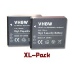 Vhbw 2x batterie compatible avec samsung hmx - m20, hmx - q10, hmx - m10, hmx - m20sp, hmx - m20sn, hmx ...