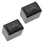Vhbw 2x batterie compatible avec panasonic hc - vx870, hc - v770eb, hc - v750eb, hc - v777, hc - vx878, ...
