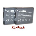 Vhbw 2x batterie compatible avec canon powershot a3500 is, a4000, elph 110 hs, a3500, a4000 is, a4050 ...