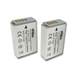 Vhbw 2x batterie remplacement pour nikon vfb11901, en - el24 pour appareil photo (800mah, 7, 2v, li - ...