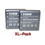 Vhbw 2x li - ion batterie 950mah (3. 7v) pour appareil photo dslr remplace samsung slb - 1237, epson ...
