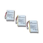Vhbw 3x batteries compatible avec avaya / plantronics awh - 65 casque audio, couteurs sans fil (300mah, ...
