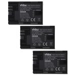 Vhbw 3x batterie compatible avec canon eos 60d, 5d mark iii, 5d mark iv, 6d, 60da, 5ds, 5ds r, 70d, 6d ...